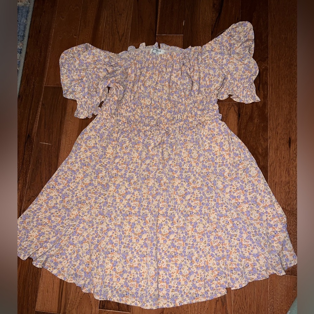 Umgee floral mini dress